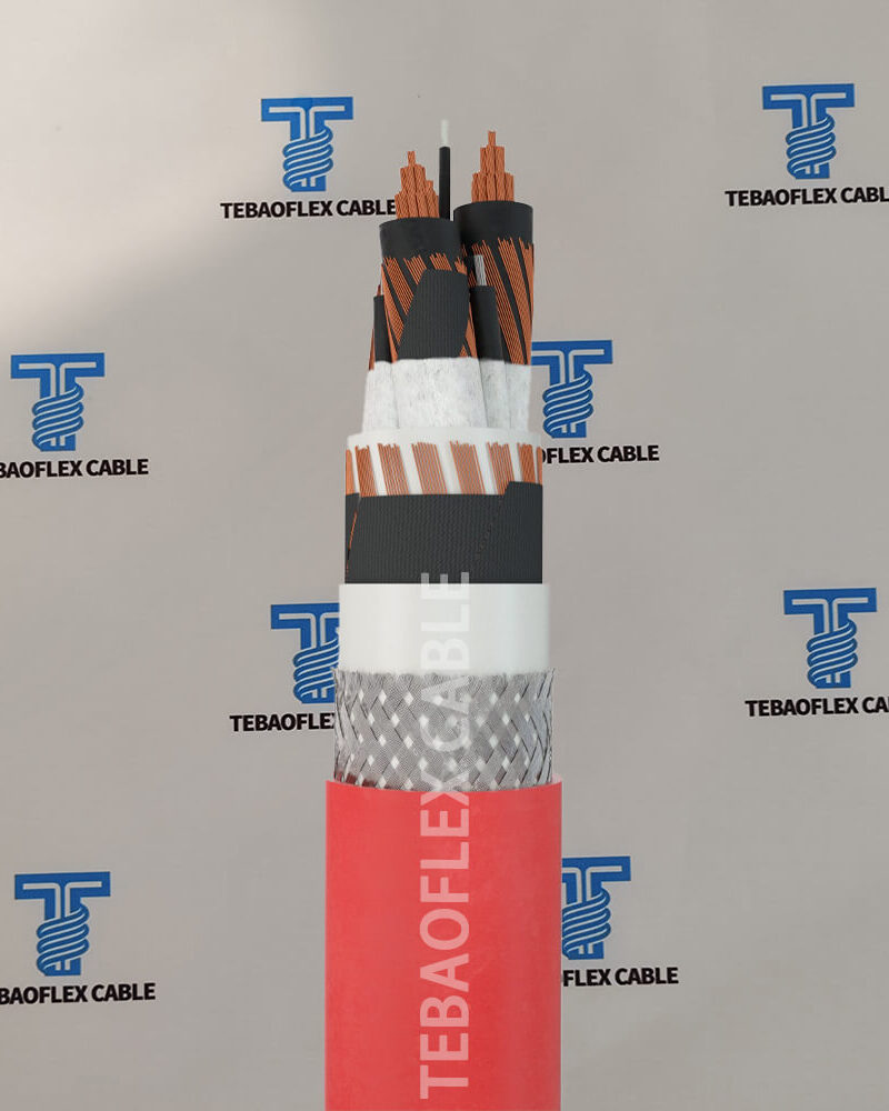 (N)3GHSSHCH steel wire armoured mining cable 3.6/6kV by TEBAOFLEX for underground mining