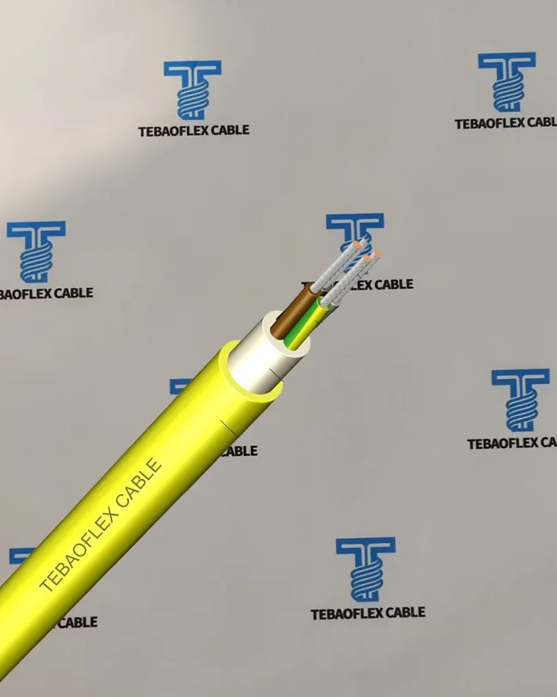 (N)SHÖU, (N)SHÖU-O, (N)SHÖU-J (N)SHÖU O-J 0.6/1kV Mining Flexible Cable | TEBAOFLEX CABLE | VDE 0250-812 | Rubber Sheathed Power Cable