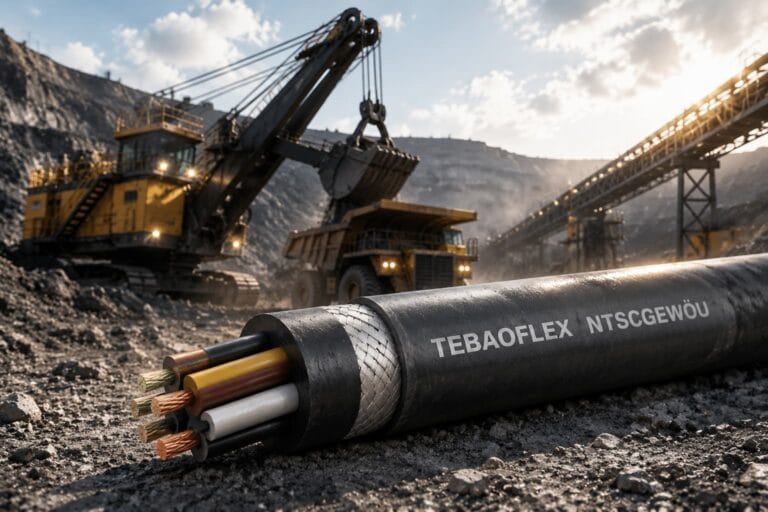 TEBAOFLEX Expands Mining Cable Solutions with Advanced NTSCGEWÖU Flexible Trailing Cable