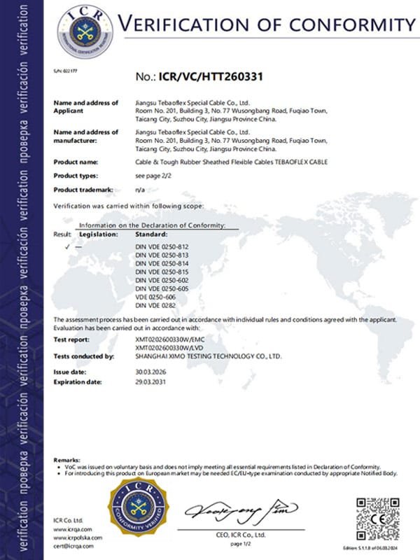 Tebaoflex-CE-Certification