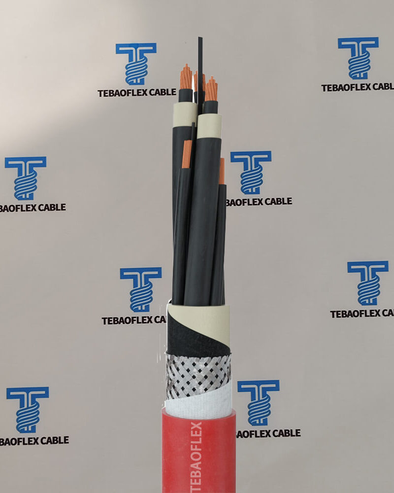 (N)TSCGEWOEU EMV FC 3.6/6kV frequency converter cable on wooden drum by TEBAOFLEX