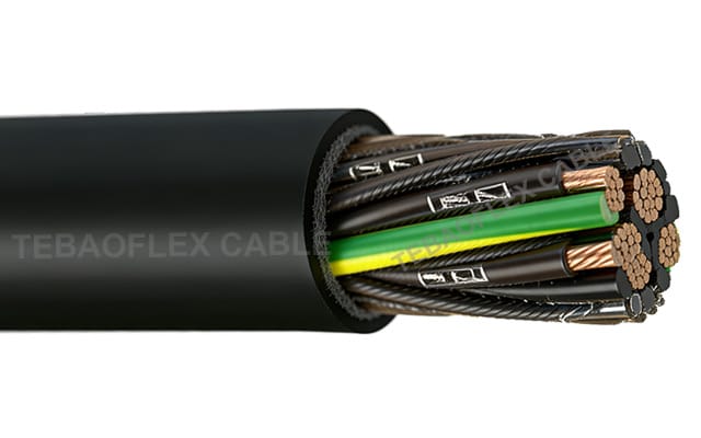 jz-500-pvc-control-cable-tebaoflex TEBAOFLEX JZ-500 PVC control cable for machine tools and industrial control systems