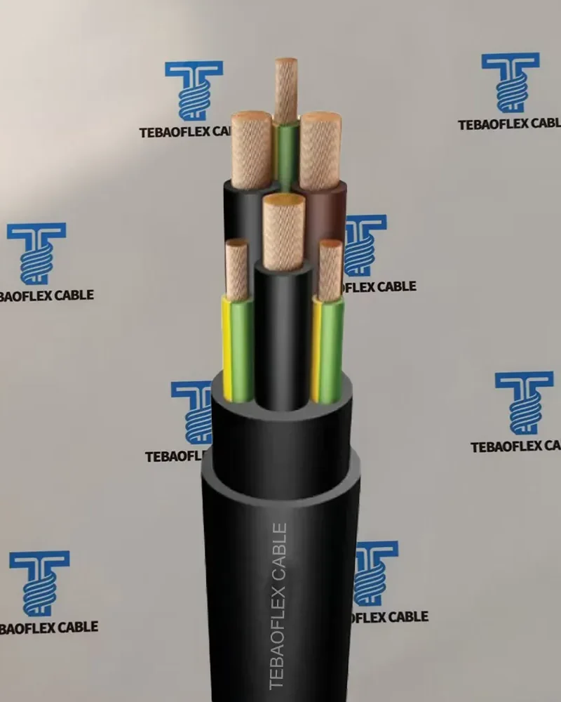 (N)GRDGÖU 0.6/1kV rubber festoon cable for crane systems - TEBAOFLEX
