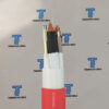 (N)TSCGEWOEU LWL WR medium voltage reeling cable with integrated fibre optics on drum by TEBAOFLEX