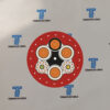 ntscgewoeu-sr-fo-cross-section-3-power-2-earth-fo Cross section of (N)TSCGEWOEU-SR FO showing 3 power cores, 2 earth cores and fibre optic bundle