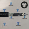 ntscgewoeu-tr-black-5gm5-outer-sheath-uv-resistant Black UV-resistant 5GM5 outer sheath of (N)TSCGEWOEU-TR trailing cable