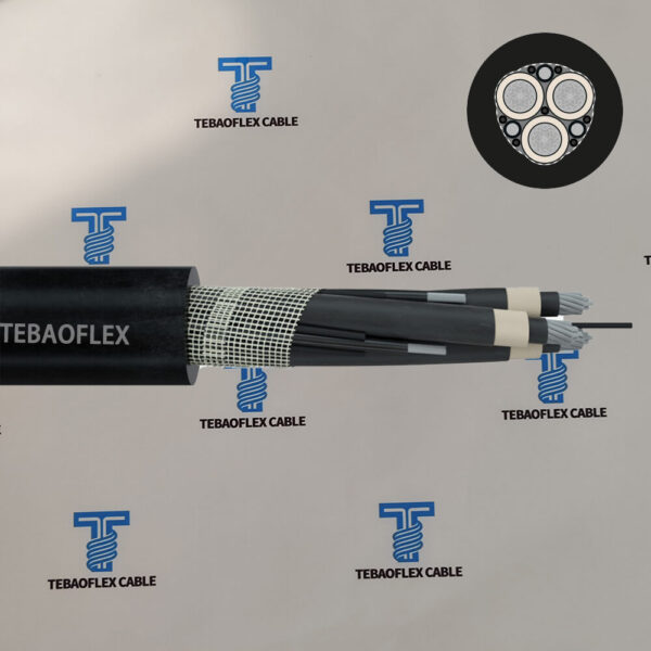 ntscgewoeu-tr-black-5gm5-outer-sheath-uv-resistant Black UV-resistant 5GM5 outer sheath of (N)TSCGEWOEU-TR trailing cable