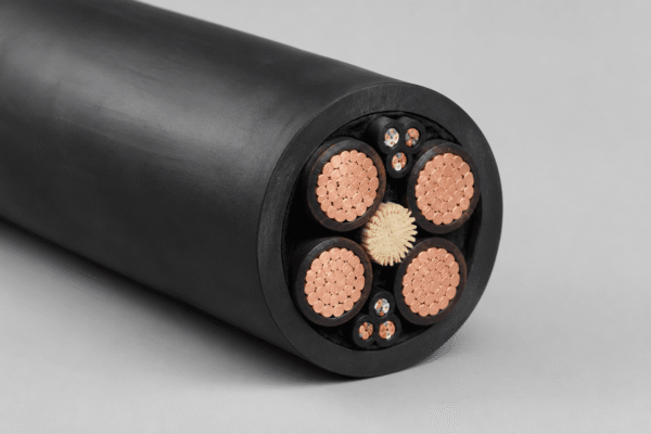 baulift-construction-lift-cable-hero Baulift Cable flexible rubber construction lift cable cross-section with copper conductors and central support element