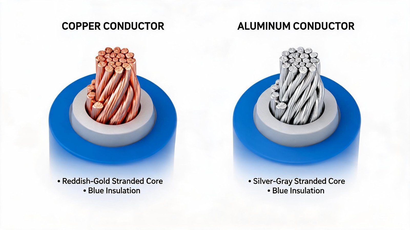 Copper vs aluminum conductor comparison