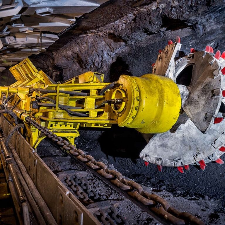 Flexible mining cable used with heavy-duty equipment in an open-pit mining environment