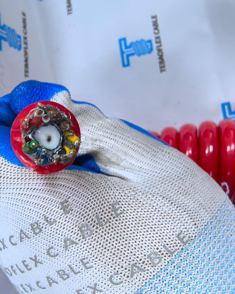 TEBAOFLEX Flexible Spring Cable for retractable power and control applications