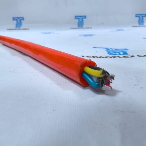 H07BQ-F aquaculture waterproof cable with orange polyurethane sheath and flexible copper cores