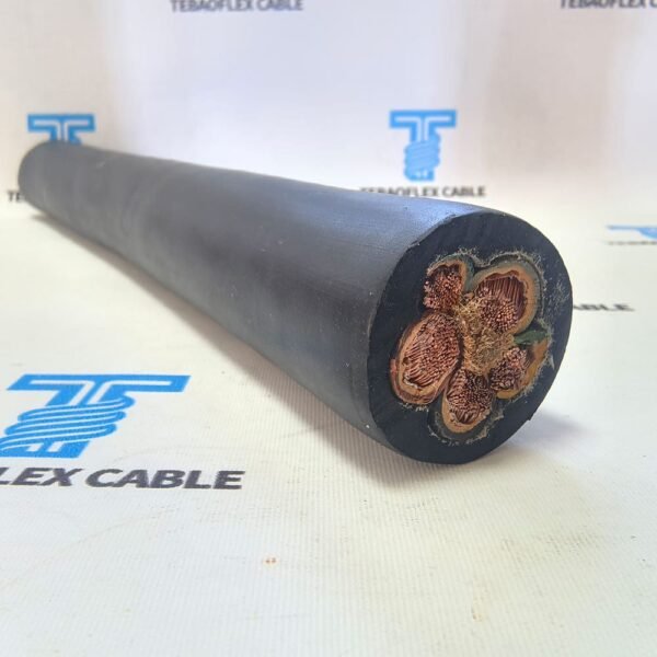 H07RN-F 450 750V Heavy Duty Flexible Rubber Cable TEBAOFLEX TEBAOFLEX H07RN-F 450/750V heavy-duty flexible rubber cable with multi-core copper conductors