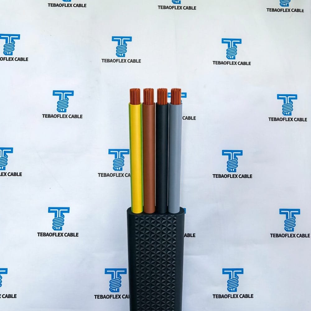 H07VVH6-F PVC flat control cable for elevator and travelling applications