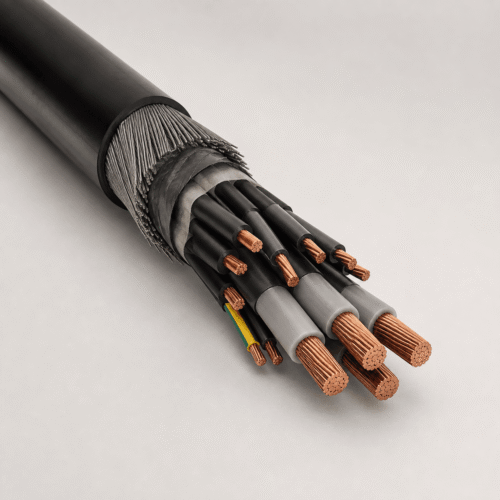 (N)3GHSSYCY 3.6/6 kV steel wire armoured mining cable (N)3GHSSYCY 3.6/6 kV steel wire armoured mining cable with 3+3+3 core configuration and copper conductors