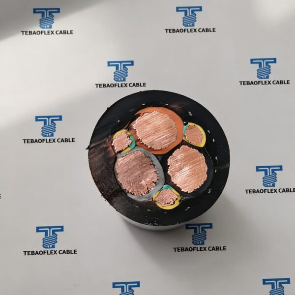 (N)GRDGOEU Round Festoon Cable | TEBAOFLEX TEBAOFLEX (N)GRDGOEU round festoon cable cross-section with flexible copper conductors