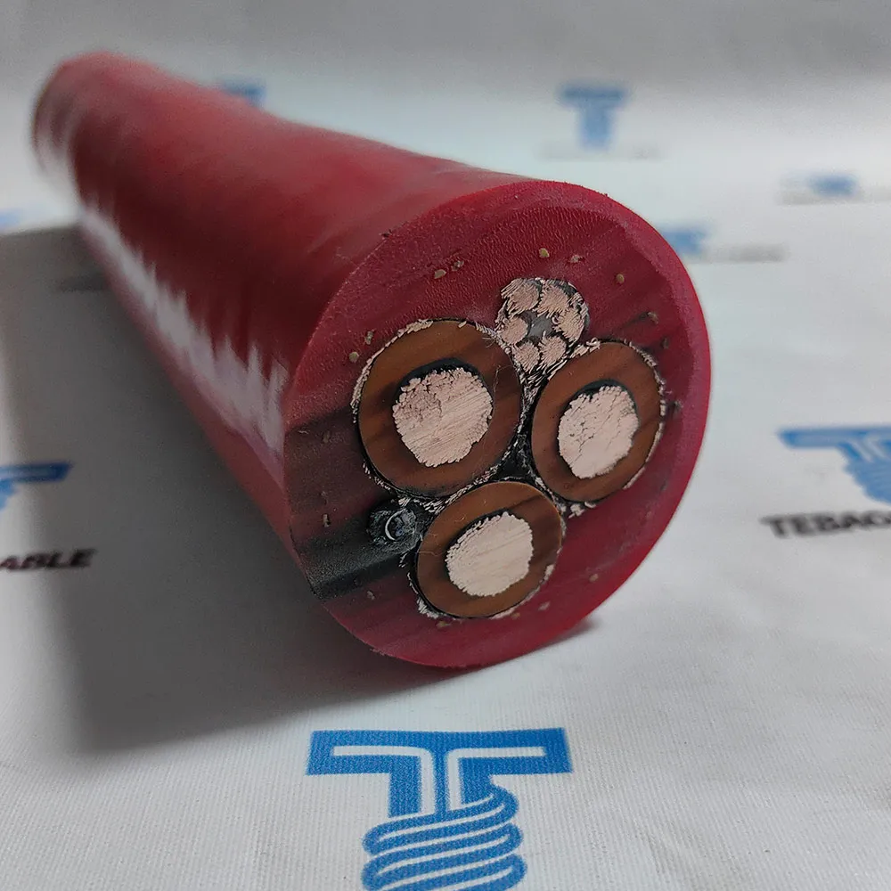 TEBAOFLEX (N)TSCGEWOU 300m submersible medium voltage cable with EPR insulation and CM rubber sheath