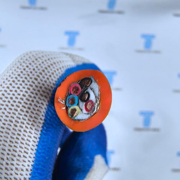 TEBAOFLEX PUR 4x18 AWG ROV Signal Cable for underwater control and signal transmission