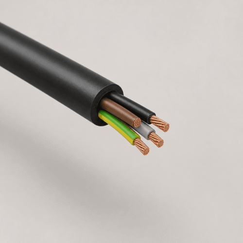 PUR-HF Low Voltage Festoon Cable | TEBAOFLEX PUR-HF 0.6/1kV low voltage festoon cable with flexible copper cores for crane and cable chain systems