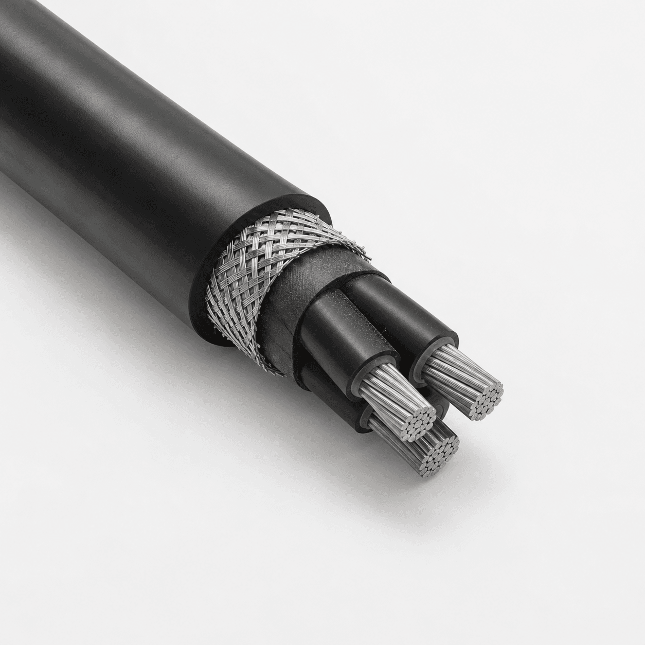 RFOU offshore and marine power cable with tinned copper braid