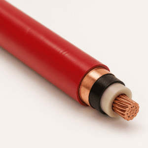 TEBAOFLEX RG7H1R 3.6/6kV airport lighting primary cable with red PVC sheath and copper tape shield