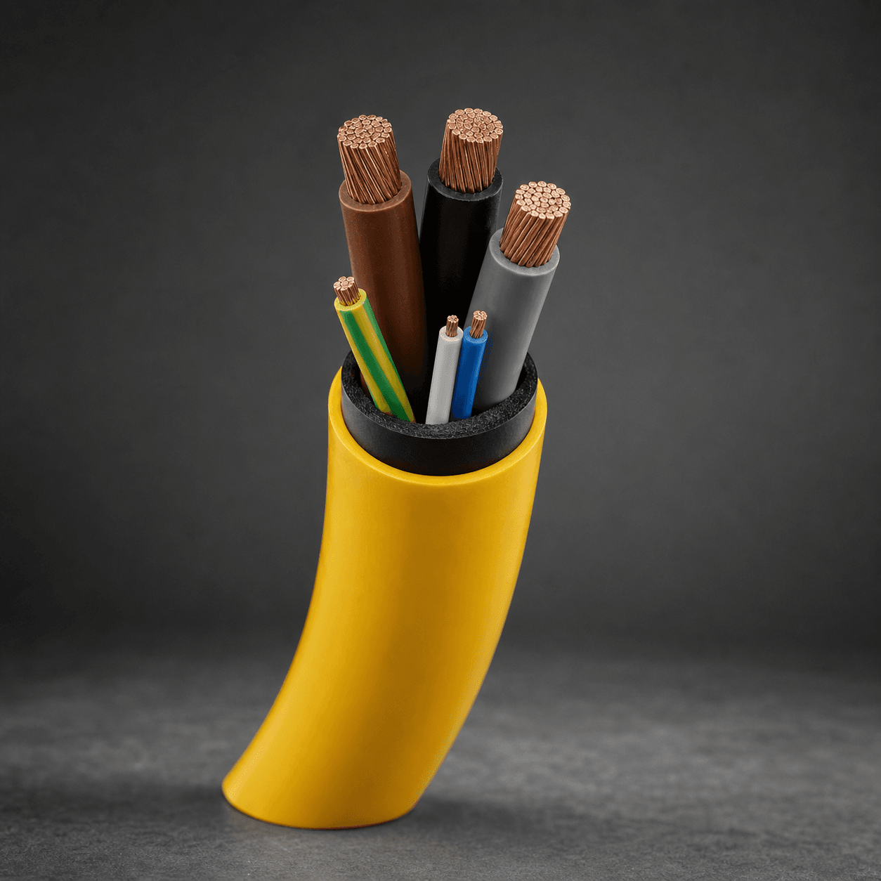 Mining and tunnelling cable with product identification markings