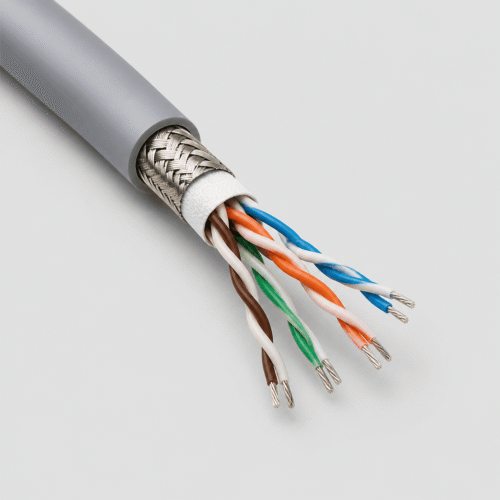 S 369 C TP Shielded PUR Twisted Pair Drag Chain Cable S 369 C TP shielded twisted pair PUR drag chain data cable for automation signals