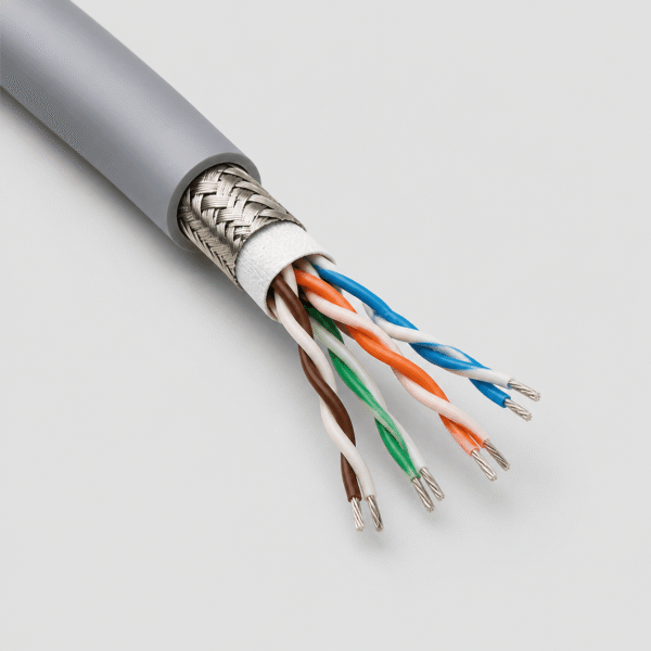 S 369 C TP Shielded PUR Twisted Pair Drag Chain Cable S 369 C TP shielded twisted pair PUR drag chain data cable for automation signals