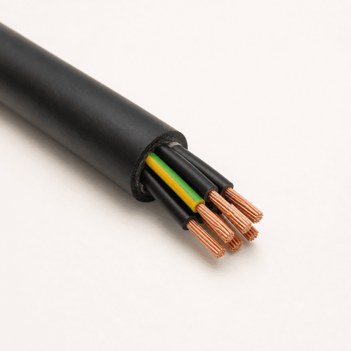 S07BQ-F PUR Flexible Rubber Cable S07BQ-F black PUR flexible rubber cable with fine-stranded copper cores for construction tools