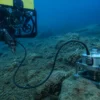 Screened PUR Cable for ROV and Subsea Instruments Screened PUR underwater control cable connecting an ROV and subsea instrument