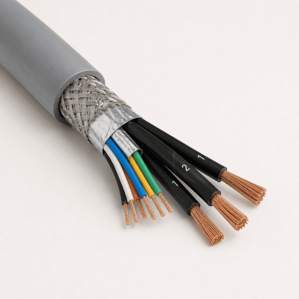 Servo 55700 Composite PVC Servo Cable Servo 55700 composite PVC servo cable with screened control pair for industrial motion control