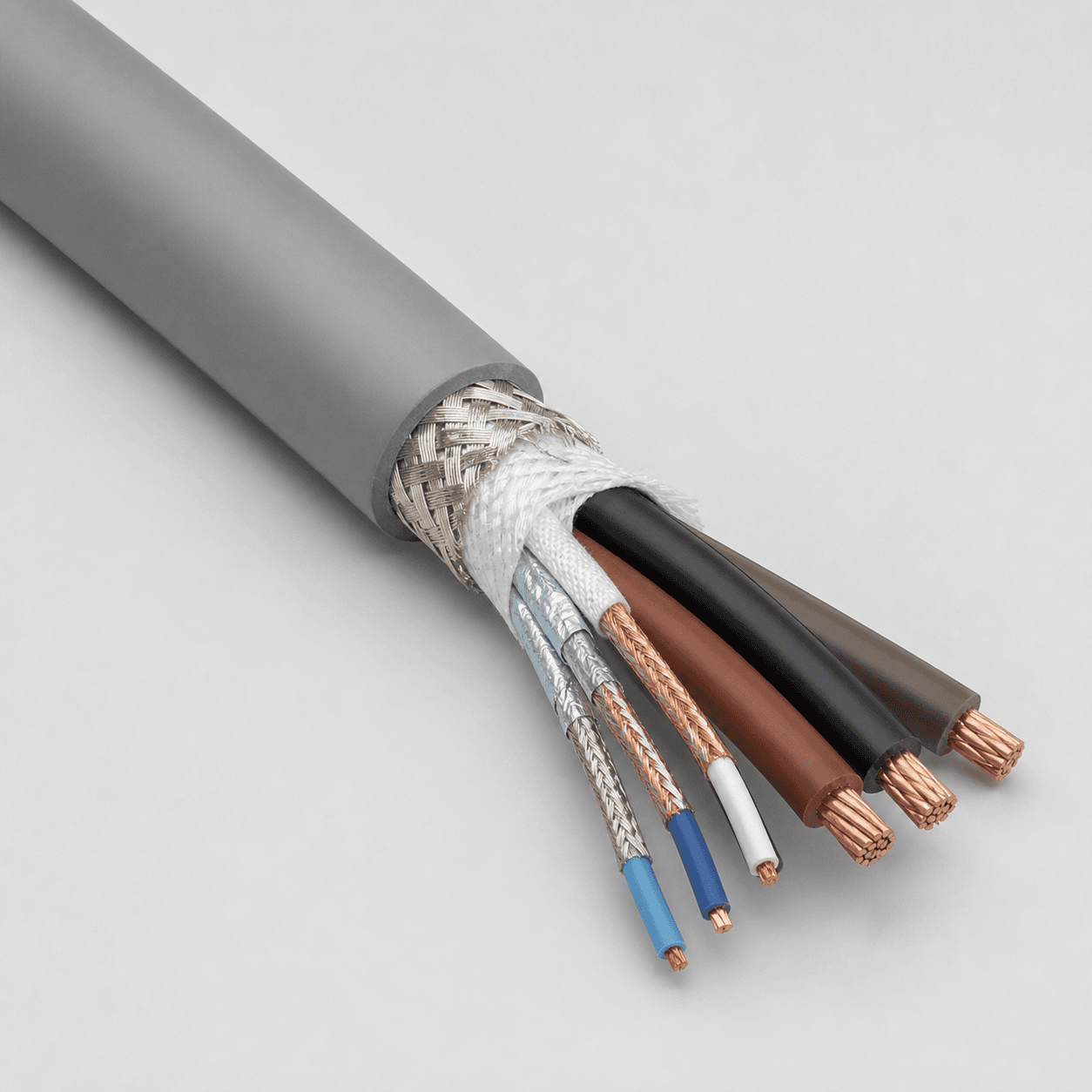 SL 801 C screened composite PUR servo cable