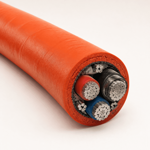 Type G GC 2kV Mining Power Cable TEBAOFLEX TEBAOFLEX Type G-GC 2kV mining power cable with reinforced TSE jacket and tinned copper conductors