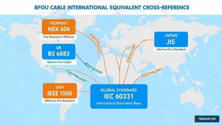 BFOU offshore cable standards and cross-reference overview