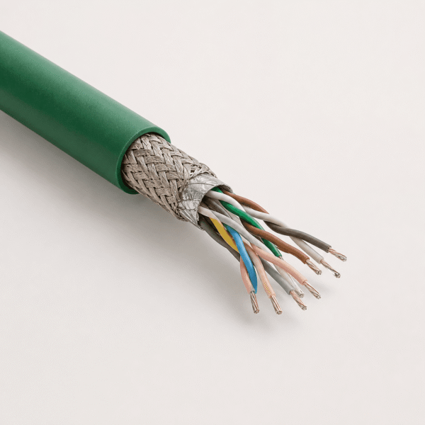 EFK Feedback-CP Screened PUR Drag Chain Feedback Cable EFK Feedback-CP screened PUR encoder and resolver feedback cable for drag chains