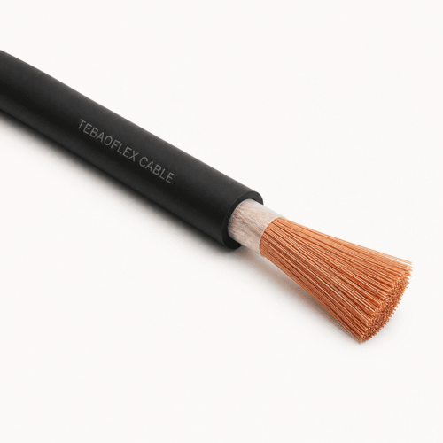 H01N2-E 100 V Ultra-Flexible Welding Cable H01N2-E ultra-flexible 100 V welding cable with extra-fine copper conductor