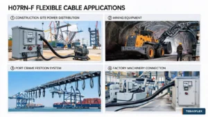 H07RN-F flexible cable applications in construction mining ports and factories