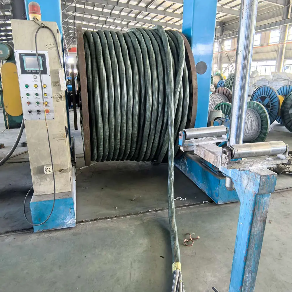 TEBAOFLEX heavy-duty cable take-up and reeling production line for flexible rubber and industrial cable manufacturing