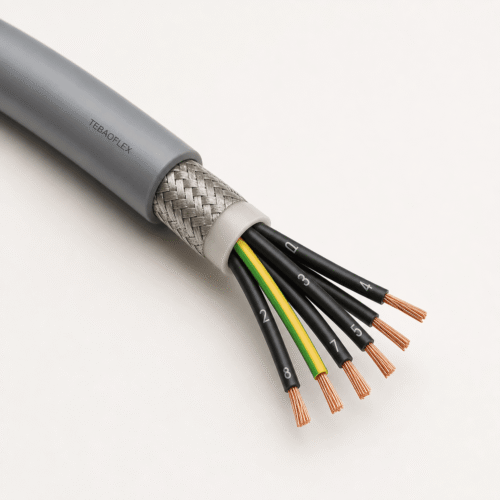 JZ-602-C Screened PUR Control Cable 600 V JZ-602-C Screened PUR Control Cable 600 V with TEBAOFLEX marking and exposed control cores