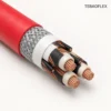 (N)3GHSSHCH 3.6/6 kV HFFR Mining Cable (N)3GHSSHCH 3.6/6 kV mining cable with red HFFR sheath, EPR cores and galvanized steel-wire braid