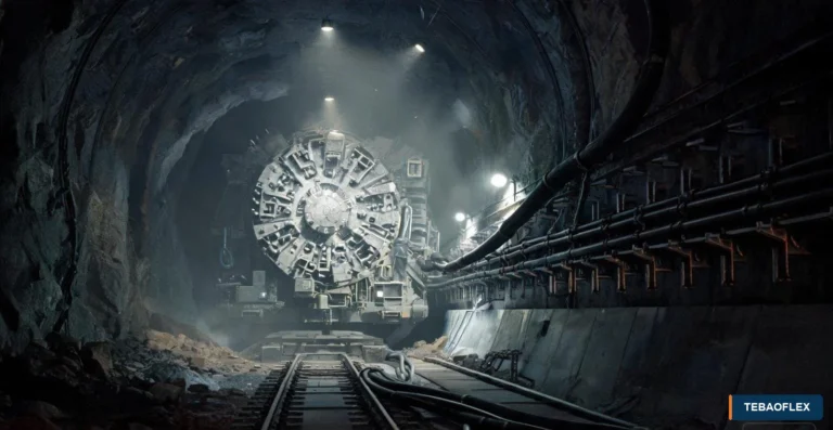NTSCGEWOU mining cable application in an underground tunnelling system