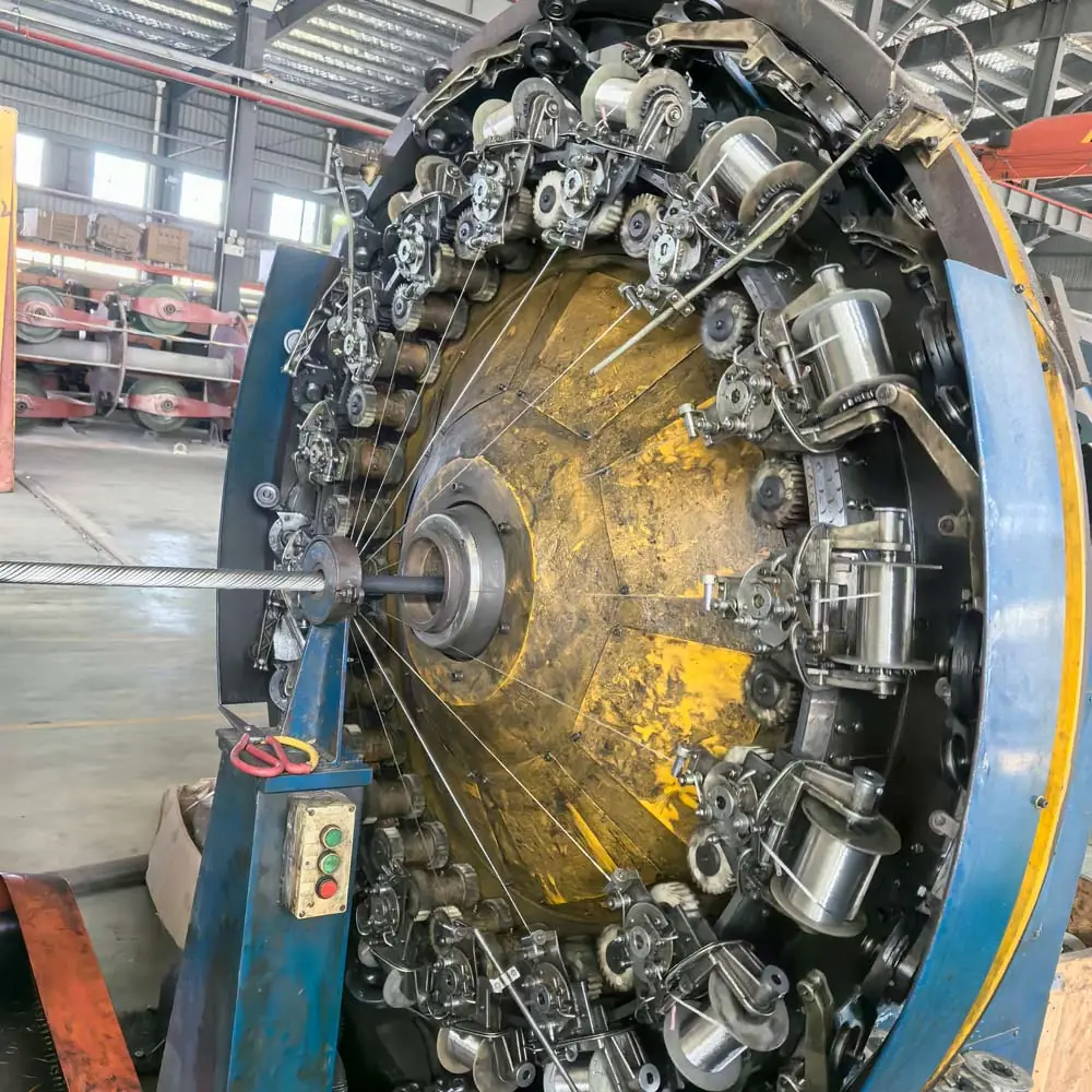 TEBAOFLEX steel wire cable armouring machine for heavy-duty mining industrial and specialty cable manufacturing
