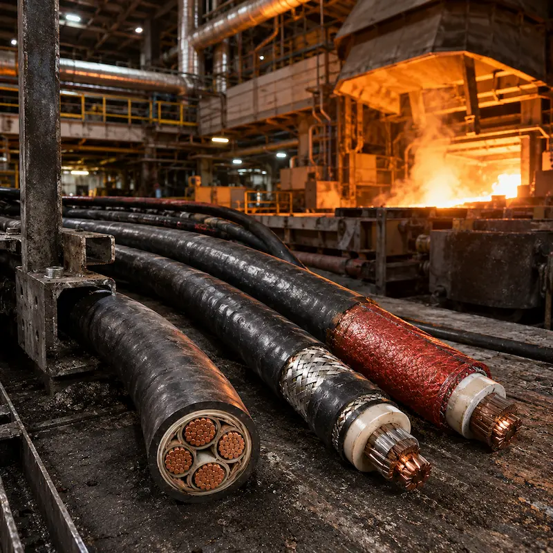 TEBAOFLEX high temperature cable for industrial applications
