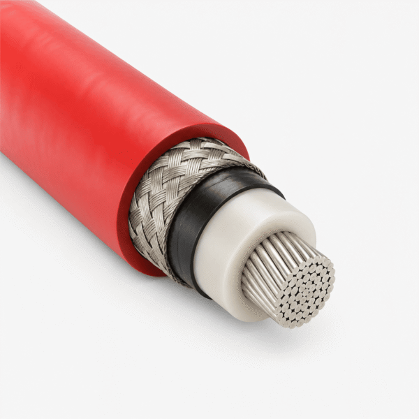 Type P 2kV-HD Armored Single Conductor Marine Power Cable Type P 2kV-HD Armored Single Conductor Marine Power Cable with tinned copper conductor, XLPO insulation and braid armor