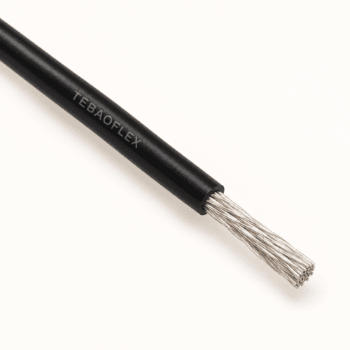 UL 10362 black PFA insulated wire with silver stranded conductor