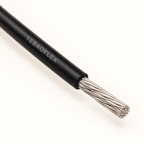 UL 10393 PTFE 250°C 600V High Temperature Wire UL 10393 black PTFE insulated wire with nickel-plated stranded copper conductor