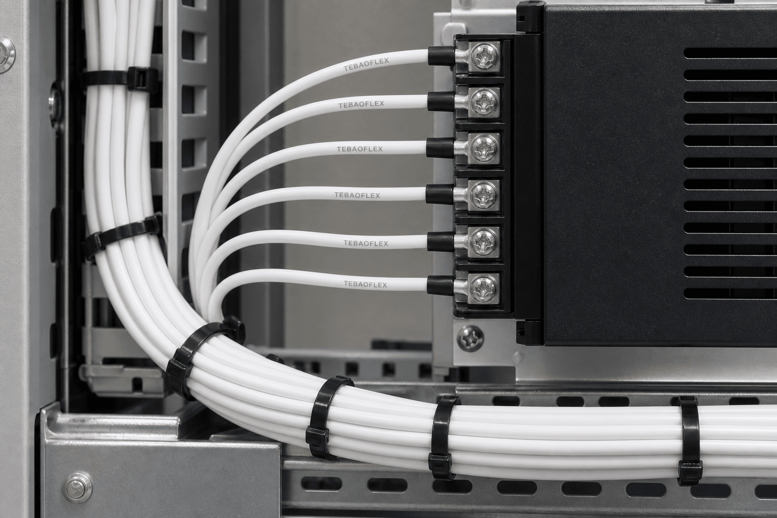PFA high-temperature wire assembled into an electronic equipment wiring harness