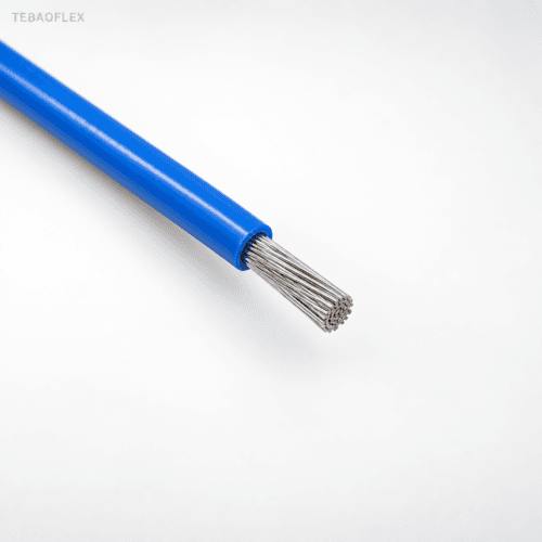 ul-10503-pfa-high-temperature-wire UL 10503 blue PFA high-temperature wire with stranded conductor