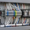 UL 1212 PTFE hook-up wire used for internal wiring in an industrial electronics control cabinet