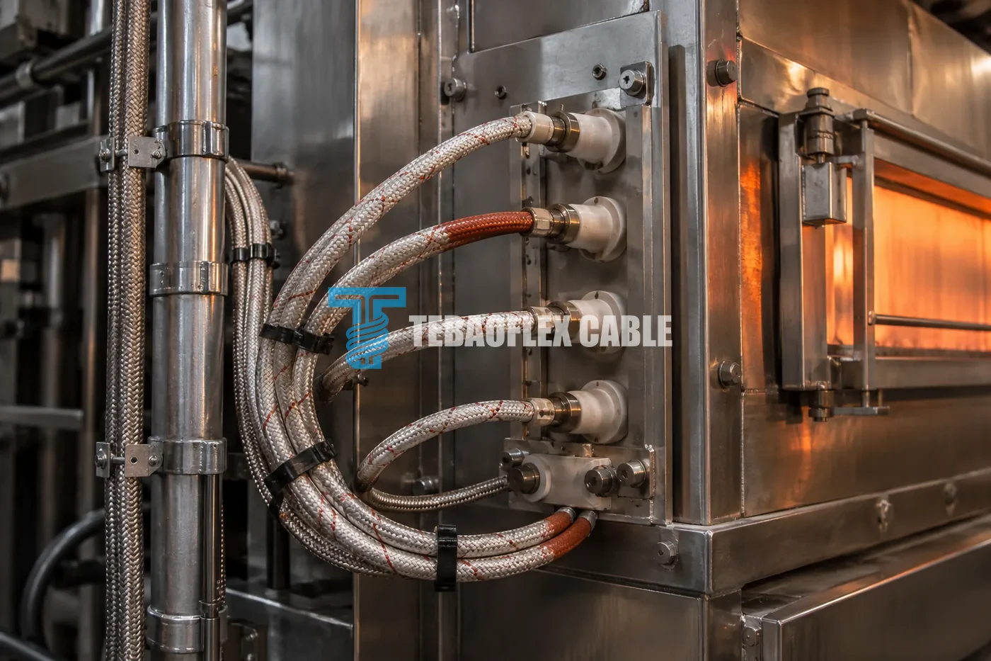 Industrial furnace high-temperature cable application context